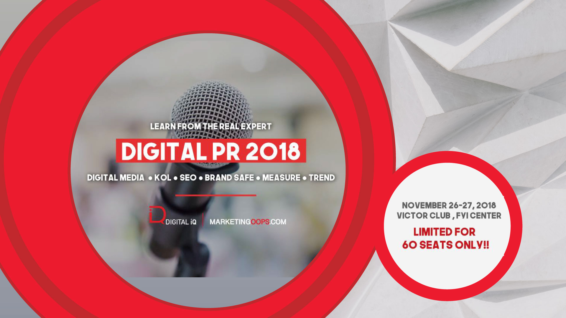 Digital PR 2018 : Learning from the Real Expert